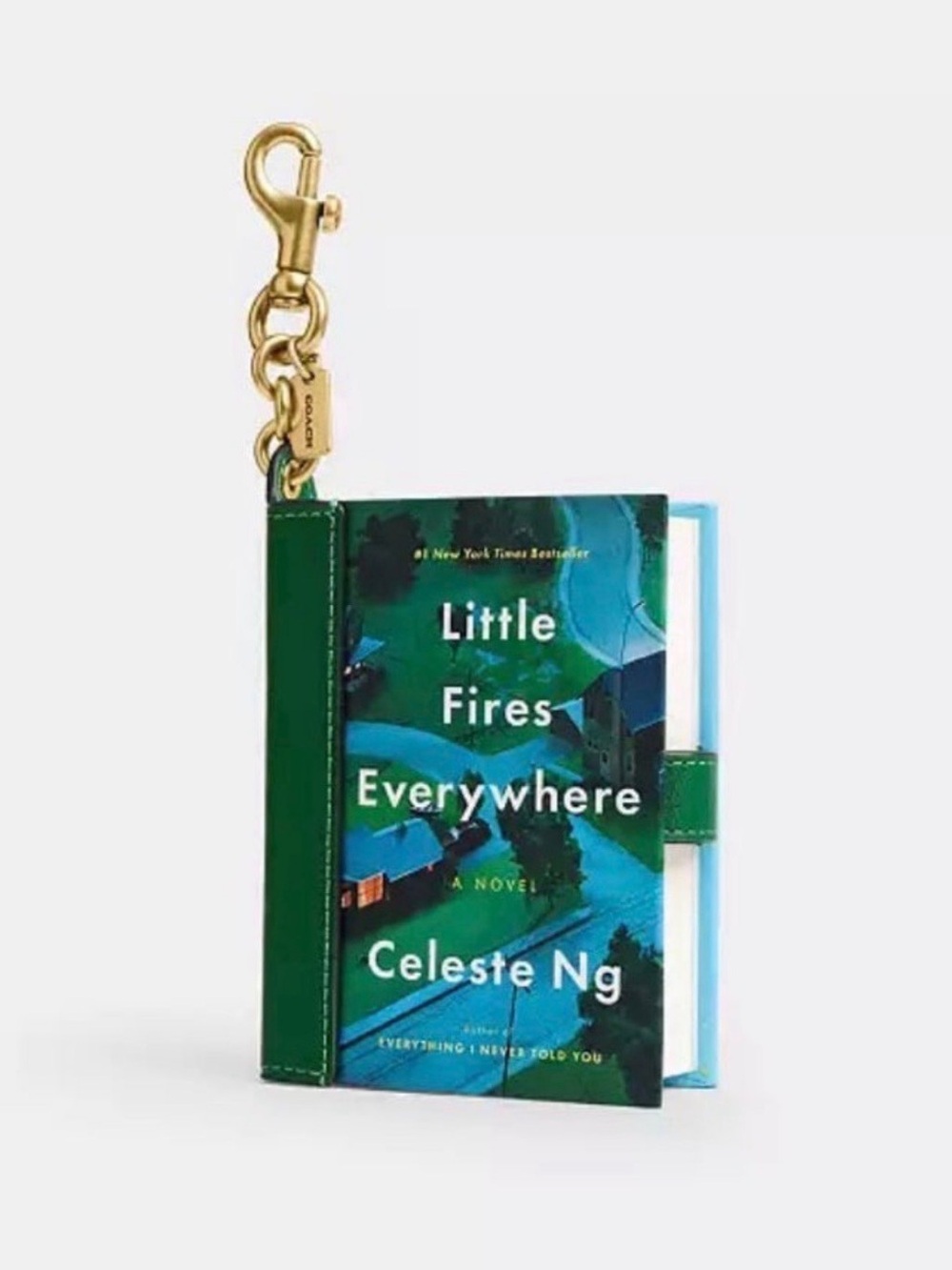Coach Little Fires Everywhere By Celeste Ng Book Bag Charm NWT